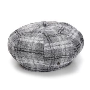 4585 Tartan Check Beret Marylebone Italian Wool Blend Classic For Women